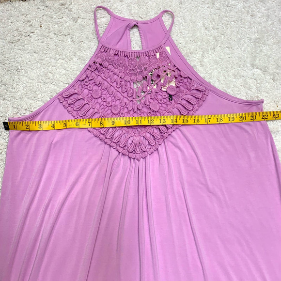 Three Bird Nest Cecily Crochet High Neck Maxi Dress - Picture 5 of 10